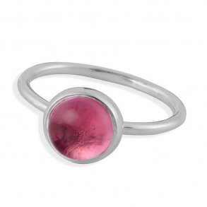 SOFIE RING KLAR PINK SLV