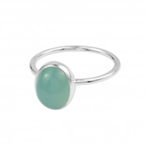 LUNA RING AQUA SLV