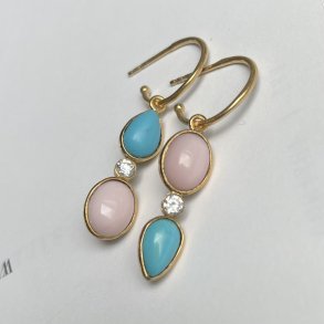 reringe tyrkis og pink opal