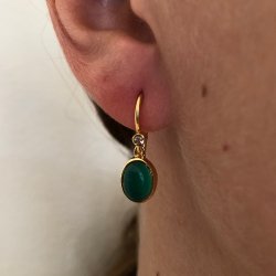 LUNA �RERINGE ST�RK GR�N FORGYLDT