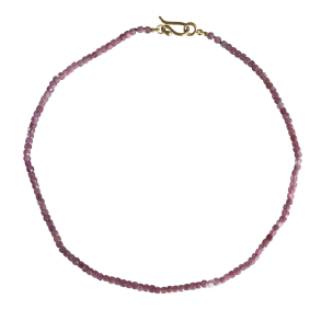 Halsk�de pink tourmalin