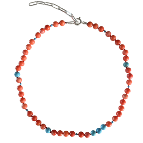 Halsk�de Coral-Tyrkis