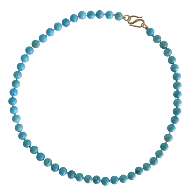 Halsk�de med tyrkis