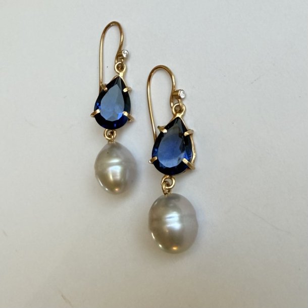 �reringe kongebl� kvarts og perler