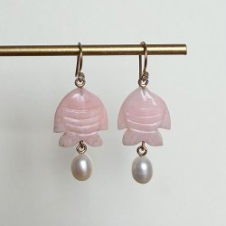 �rering pink opal fisk