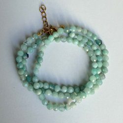 Halsk�de amazonite