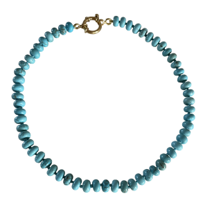 Halsk�de med tyrkis