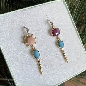 �reringe tyrkis, opal og tourmalin